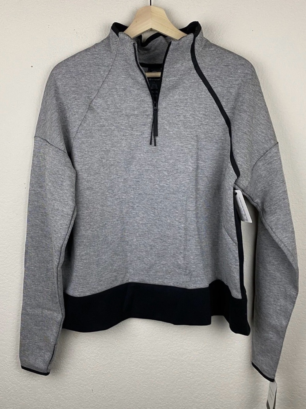 C9 by CHAMPION Victory Fleece Pullover Sweatshirt LARGE Zip High Neck Hoodie